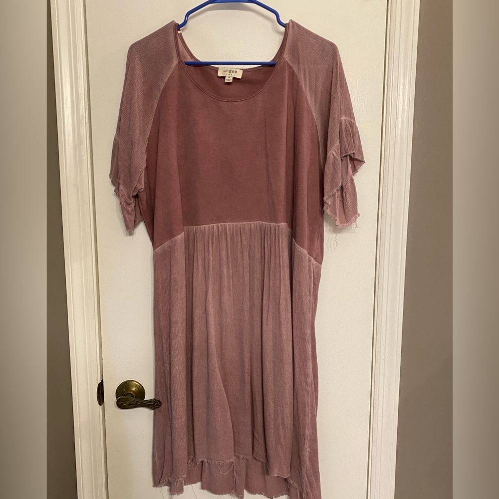 Umgee Short Sleeve Dress Size M